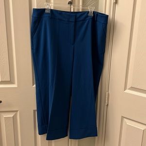 Lane Bryant Rolled Hem Cropped Suit Pants. Like New. Size 18